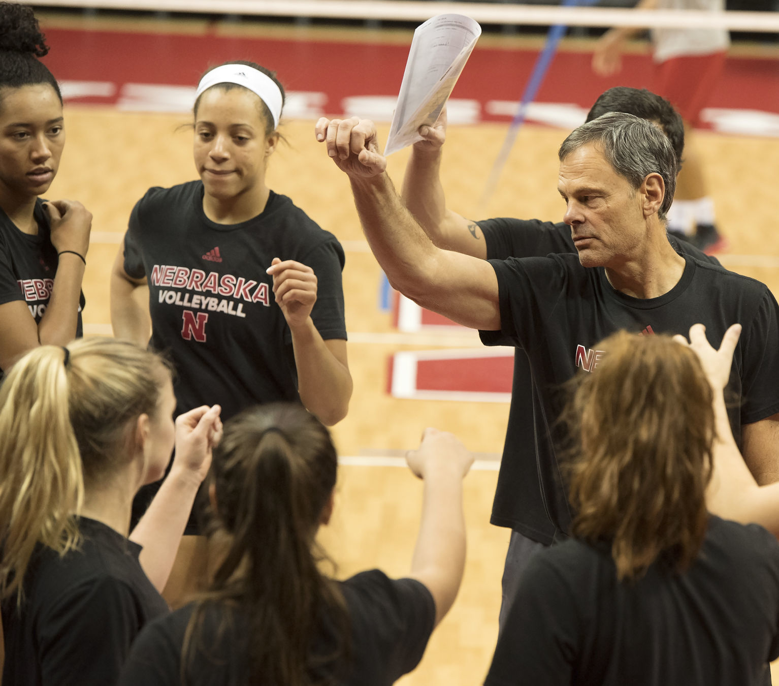 NCAA Volleyball Tournament practice, 11.29